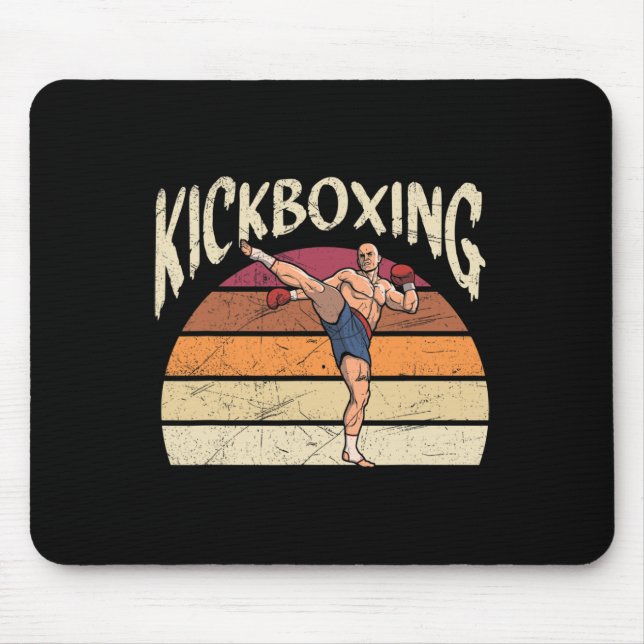 Kickboxing Martial Art Kickboxer  Mouse Pad (Front)