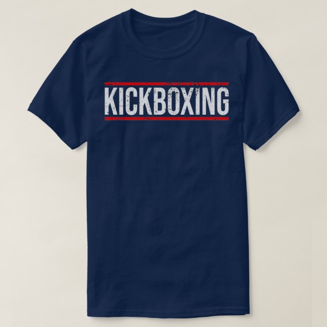 Kickboxing Martial Arts Gift T-Shirt (Design Front)