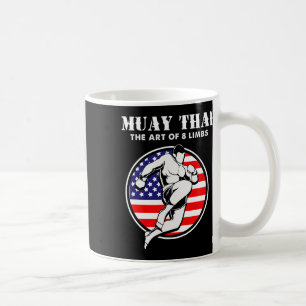Kickboxing Martial Arts The Art Of 8 Limbs Muay Th Coffee Mug
