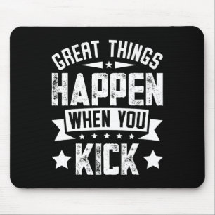 Kickboxing Meme Quote  Mouse Pad