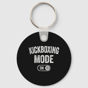 Kickboxing Mode On Funny Kickboxer Gift Coach Trai Keychain