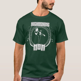 Kickboxing Mom Combat Fights Martial Fight Sport T-Shirt