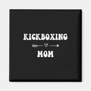 Kickboxing Mom Martial Art Stylish Sports Mom Game Magnet