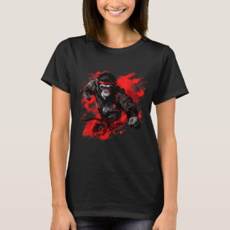 Kickboxing Monkey Martial Arts Judo Taekwondo T-Shirt