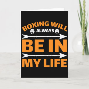 Kickboxing Muay Thai Boxing Card