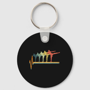 Kickboxing Muay Thai Thaiboxing Mma Vintage Keychain