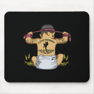 Kickboxing Muay Thai Training Fitness Byby Love Mo Mouse Pad