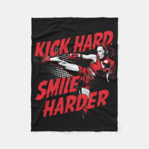 Kickboxing Outfit Muay Thai Savate Sanda Comic Art Fleece Blanket