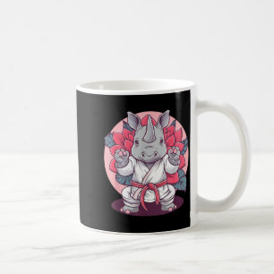 Kickboxing Rhino Taekwondo Karate MMA Funny Coffee Mug