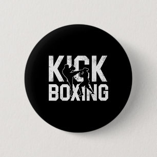 Kickboxing Shirts For Men 2 Inch Round Button