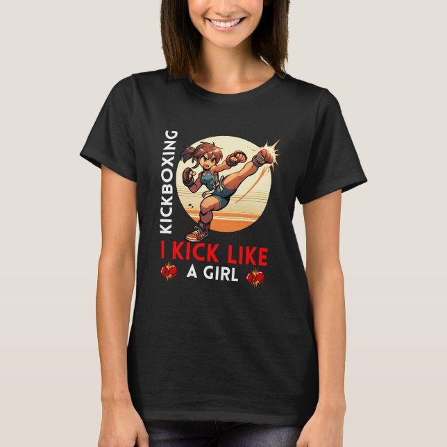 Kickboxing Tee | Muay Thai Shirt | Workout (Front)