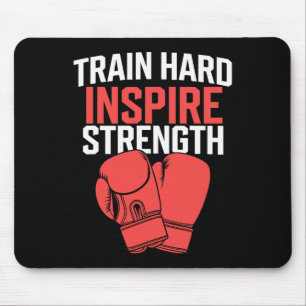 Kickboxing Trainer Intense Fitness Self-defense Ma Mouse Pad