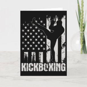 Kickboxing - Usa American Flag Kickboxer Combyt Se Card