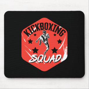 Kickboxing Vintage Kickboxing Squad Mouse Pad