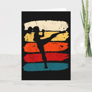 Kickboxing Woman Kickboxer Karate Boxing Mma Fight Card