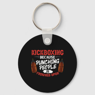 Kickboxing Workout Cardio Beginner Kickboxer _2 Keychain