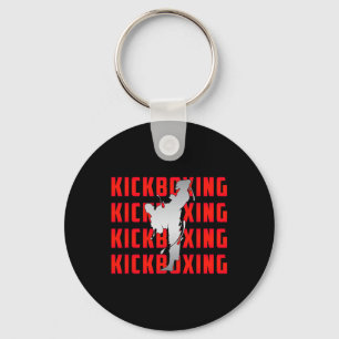 Kickboxing Workout For Kickboxer Karate Martial Ar Keychain