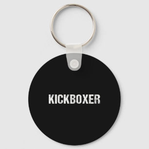 Kickboxing Workout Kickboxer Shirt Keychain