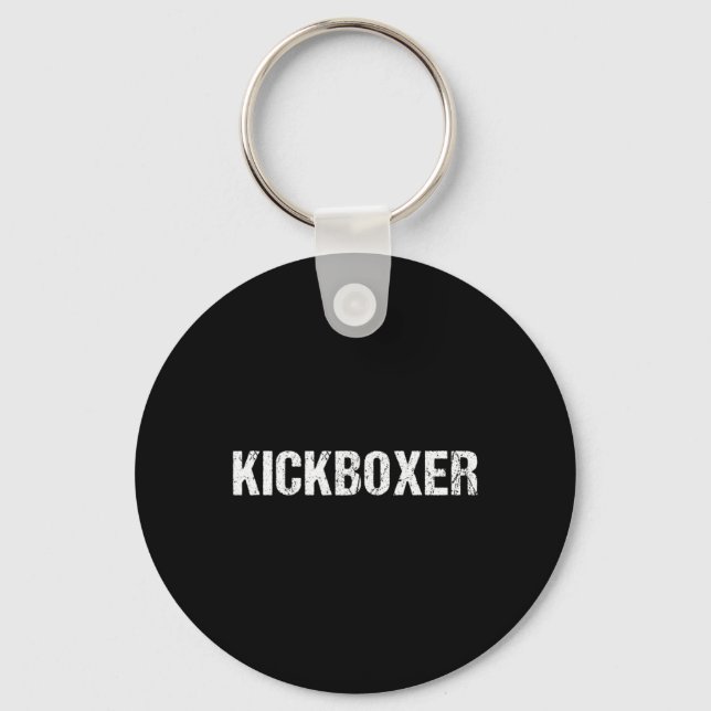 Kickboxing Workout Kickboxer Shirt  Keychain (Front)
