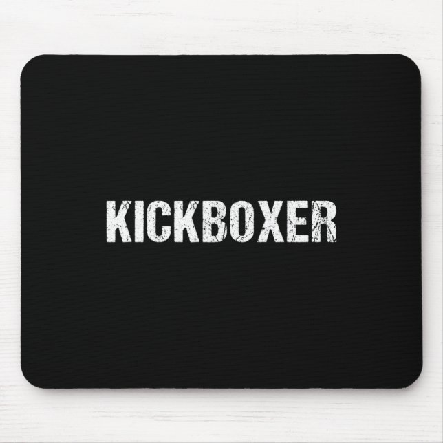 Kickboxing Workout Kickboxer Shirt  Mouse Pad (Front)