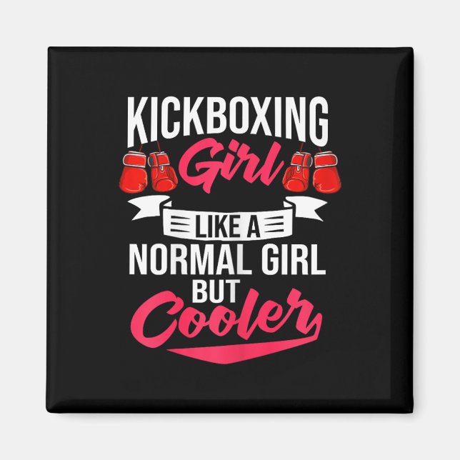 Kickboxing Workout Training Cardio Beginner Kickbo Magnet (Front)