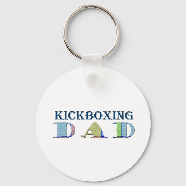 KickboxingDad Keychain (Front)