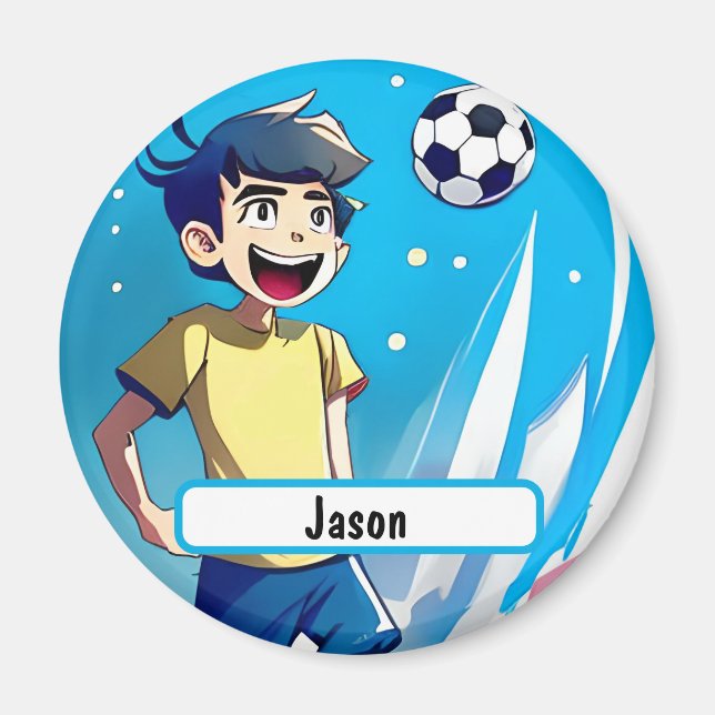 Kicker Magnet With Customizable Nametag (Front)