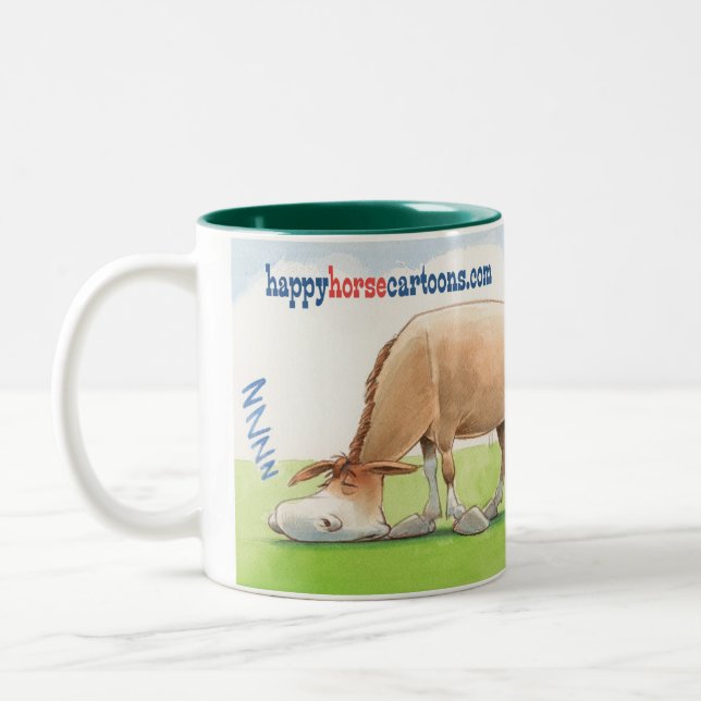 Kickhorse coffee Two-Tone coffee mug (Left)
