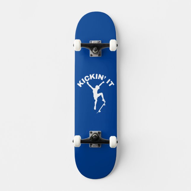 Kickin' It  Skateboard (Front)