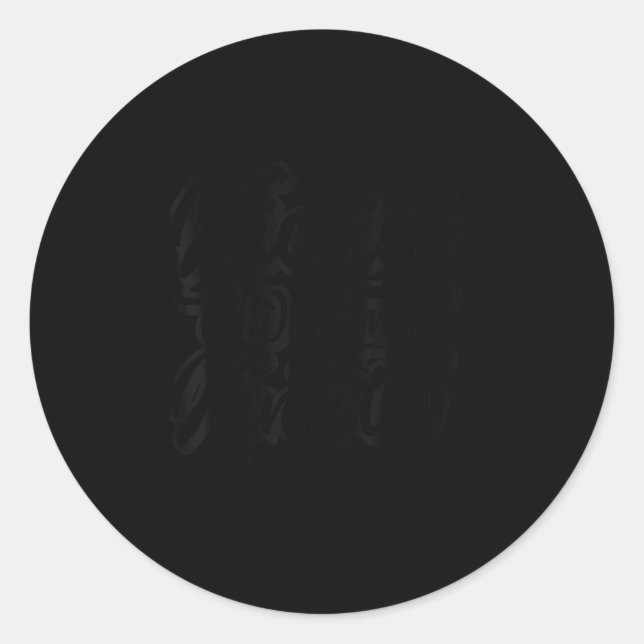 Kickin' It With My Kinfolk Funny Family Reunion  Classic Round Sticker (Front)