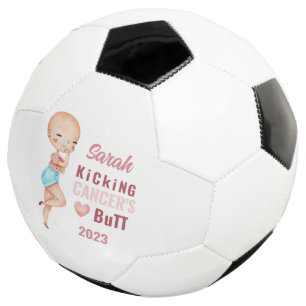 Kicking Cancer's Butt Personalized Soccer Ball