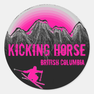 Kicking Horse Colombie-Britannique stickers de ski