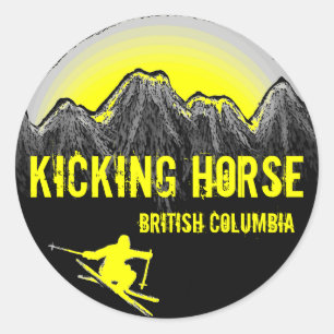 Kicking Horse Colombie-Britannique stickers de ski