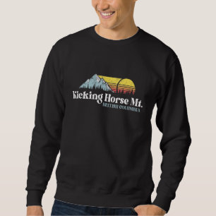 Kicking Horse Mountain,BRITISH COLUMBIA,Ski Snowbo Sweatshirt