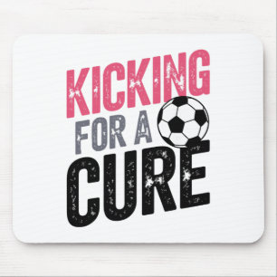 Kicking Toward A Cure Soccer Mouse Pad
