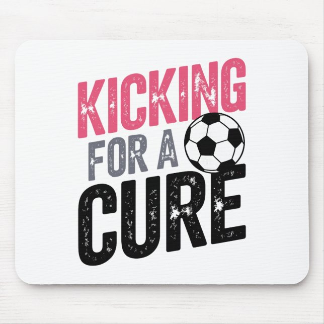 Kicking Toward A Cure Soccer  Mouse Pad (Front)