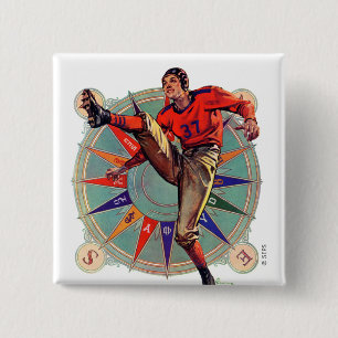 Kickoff 2 Inch Square Button