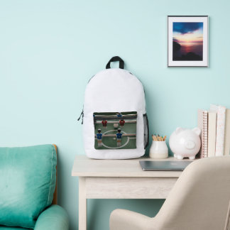 Kickoff Clash: The Ultimate Soccer Showdown Printed Backpack