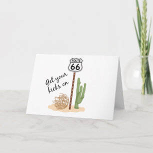 Kicks On Route 66 Card
