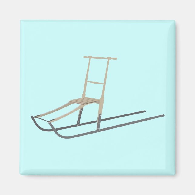 Kicksled | Potkuri | Sparkstötting magnet (Front)