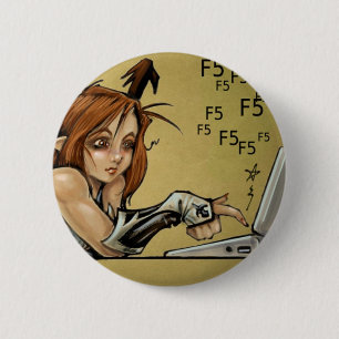 Kickstarter F Five Sophie 2 Inch Round Button