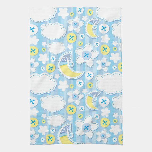 kid background kitchen towel (Vertical)