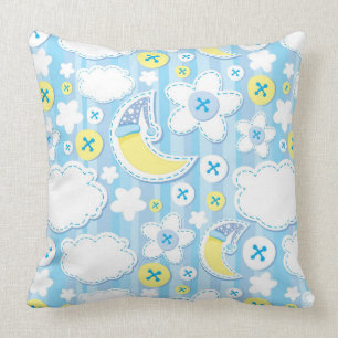 kid background throw pillow