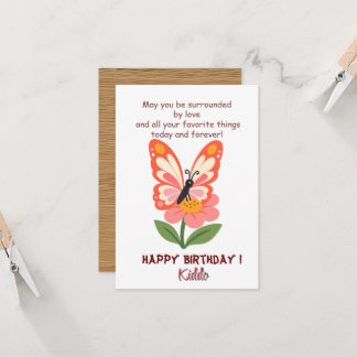 Kid Birthday Flat Card