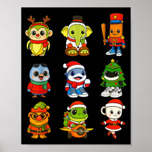 Kid Brainrot Pajama Christmas 2025 Holiday Los Dic Poster