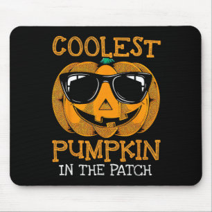 Kid Coolest Pumpkin In The Patch Toddler Kids Boys Mouse Pad