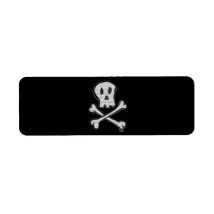 Kid Drawn Mosaic Style Jolly Roger