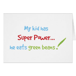 Kid eats green beans