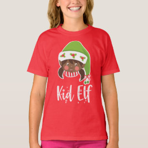Kid Elf Girl - Christmas T-Shirt