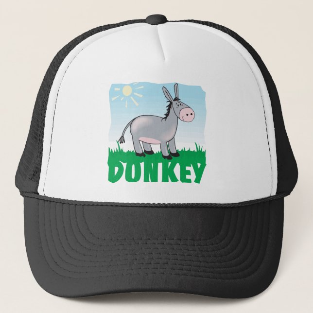 Kid Friendly Donkey Trucker Hat (Front)